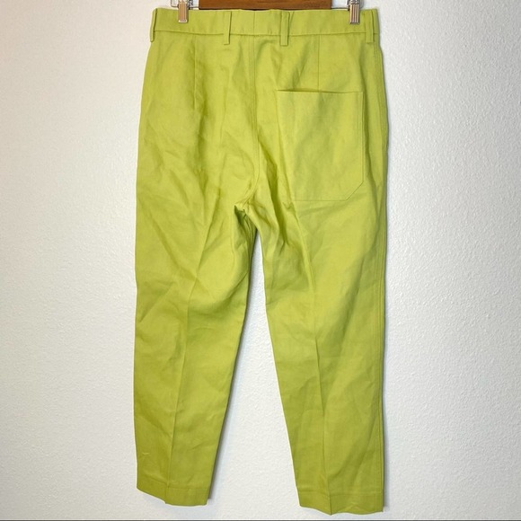 Sofie D'Hoore Piccolo High Waist Straight Cropped Pant Green - Picture 5 of 10